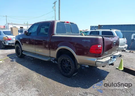 2002 Ford F-150 Lariat/Xlt из США, поврежденный, VIN 1FTRW08L92KA03488